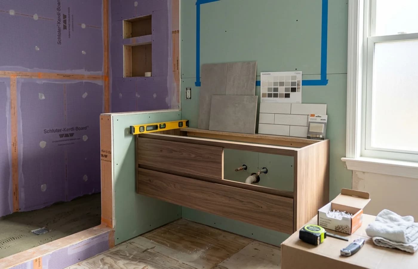 AI-generated realistic planning image for How Do You Plan a Bathroom Remodel in Raleigh NC?