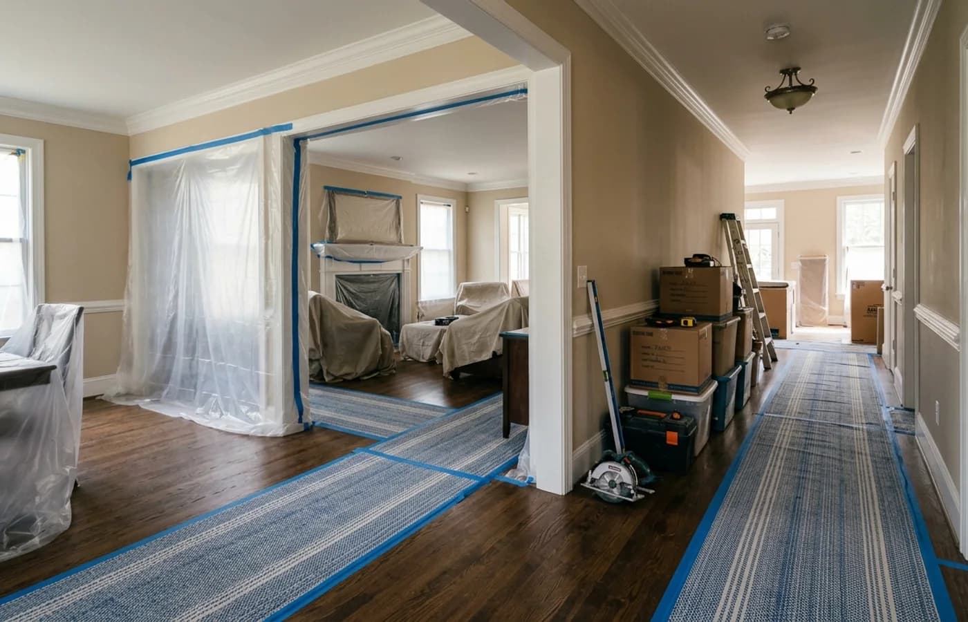 AI-generated realistic preparation project image for How to Prepare Your Home for Construction: A Simple Guide for Homeowners