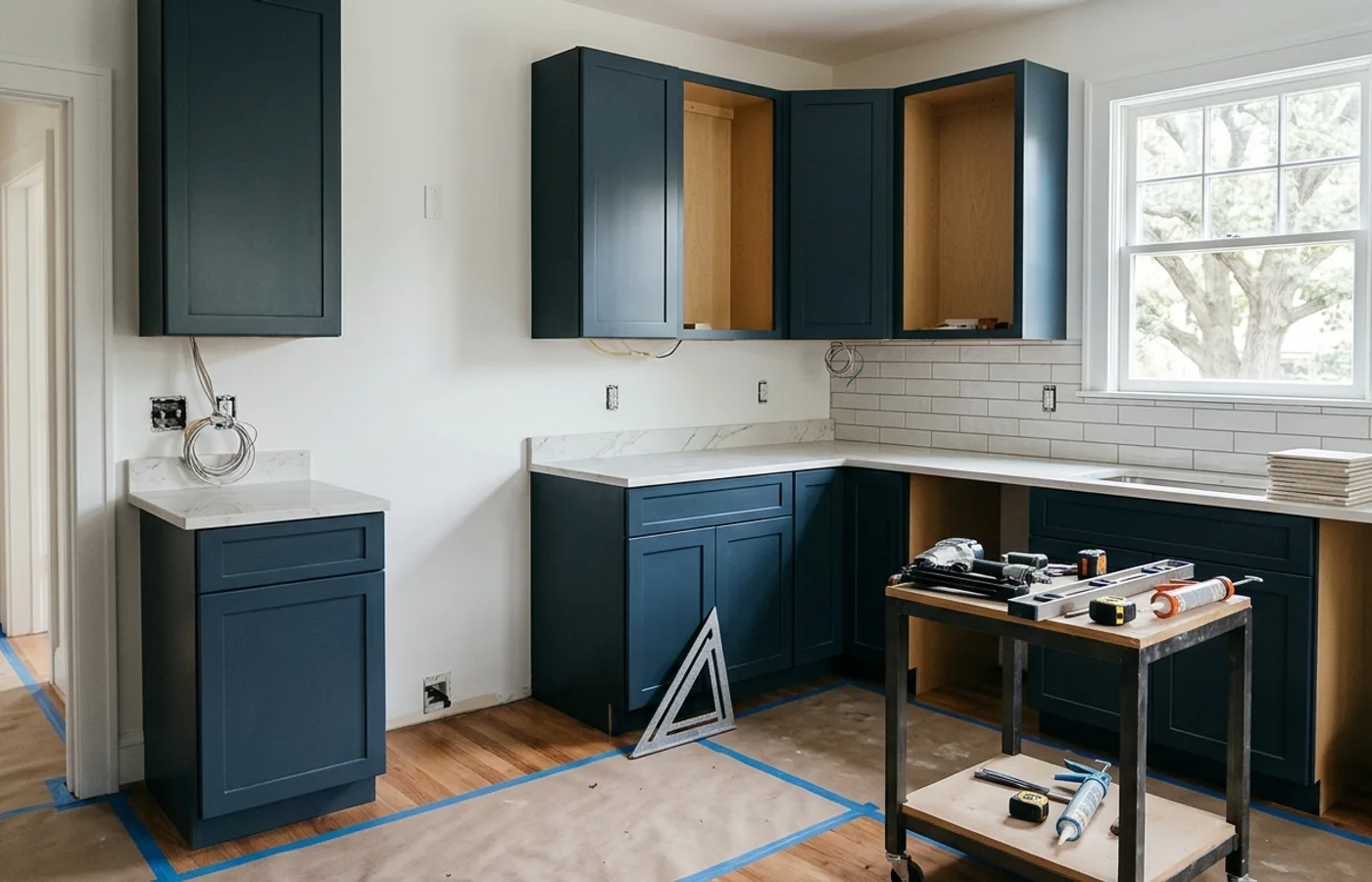 AI-generated realistic planning image for How Long Does a Kitchen Renovation Take in Durham NC?