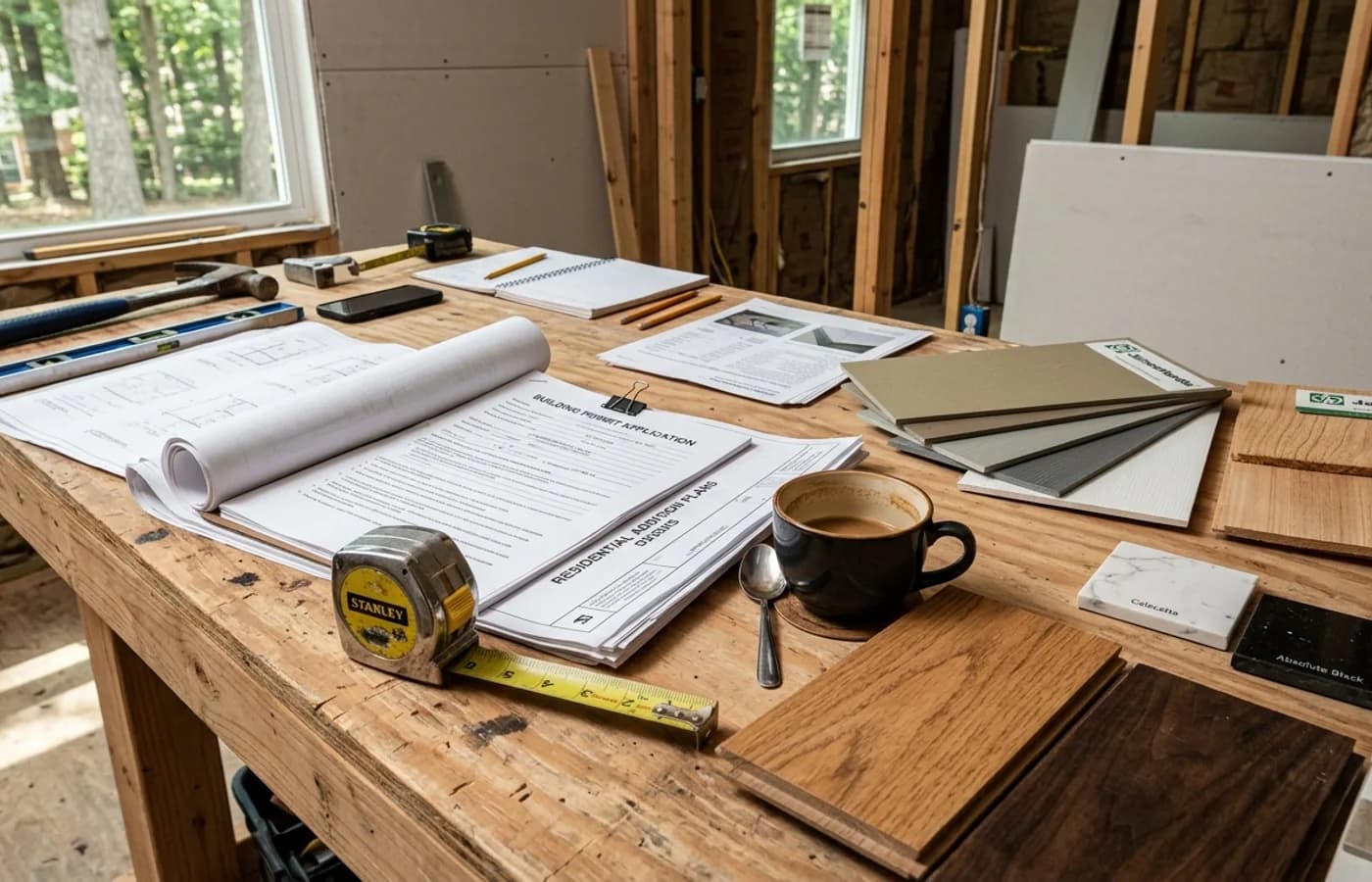AI-generated realistic planning image for What Should You Ask a Contractor Before a Home Addition?
