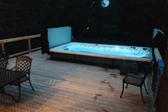 Durham Custom Deck with Swim Spa