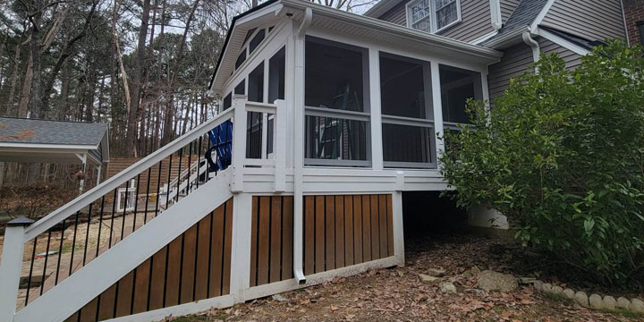 Screened Porch by Build Moore Exteriors, LLC