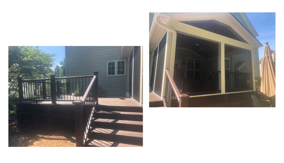 New Deck and Screened Porch in Durham NC